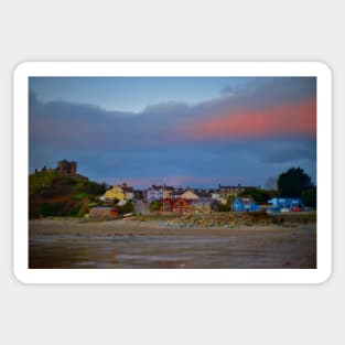 WINTER FIRST LIGHT OVER CRICCIETH Sticker